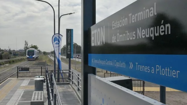 Ahora se podrá viajar en tren desde el Aeropuerto De Neuquén y la ETON