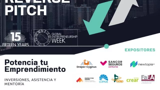 Reverse Pitch se realiza en Neuquén (los fondos participantes serán Draper Cygnus, Sancor Seguros Ventures y Newtopia VC)