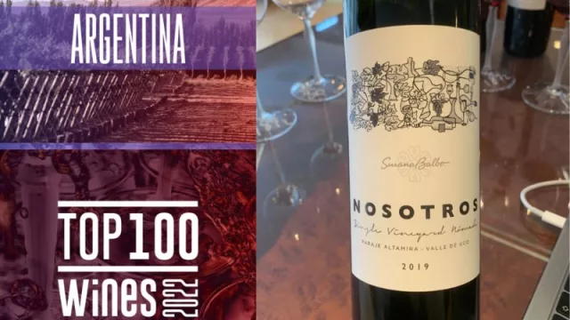 Vinos del alto valle en el top 100 de mejores vinos (según James Suckling)