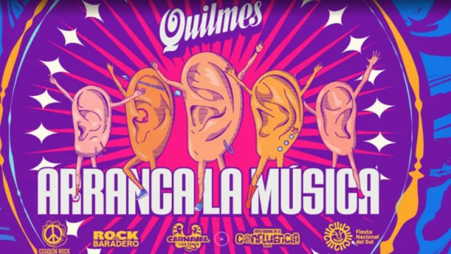 Quilmes dice presente en los festivales de verano (en la Fiesta Nacional de la Confluencia en Neuquén)
