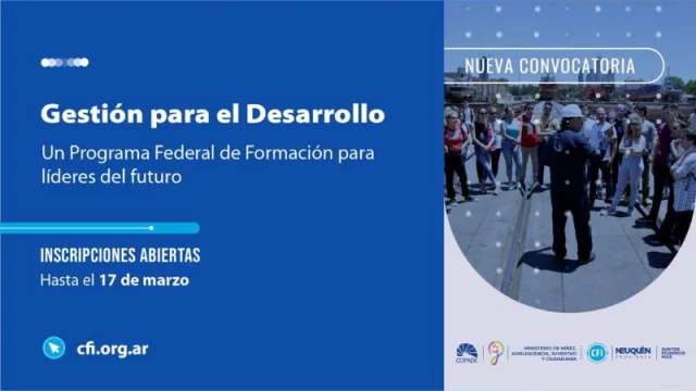 Abren las inscripciones a la cuarta edición del Programa Federal de Formación “Gestión para el Desarrollo” del CFI