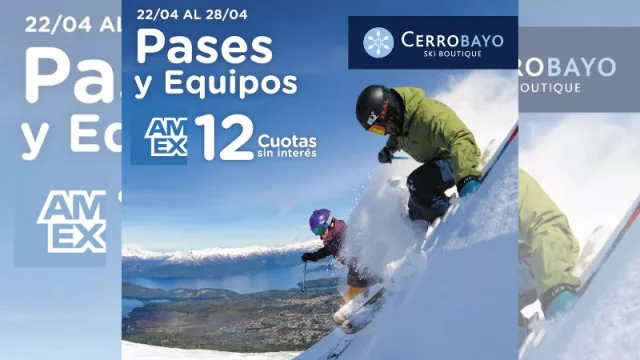 Llegan promociones exclusivas en la preventa de pases de esquí del Cerro Bayo