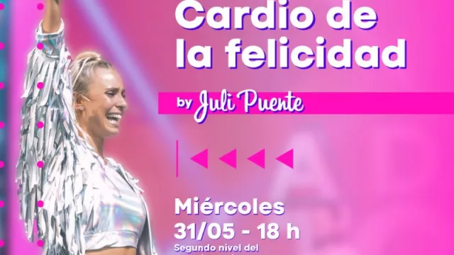 A moverse se ha dicho: Juli Puente trae su "Cardio de la Felicidad" a Neuquén Capital