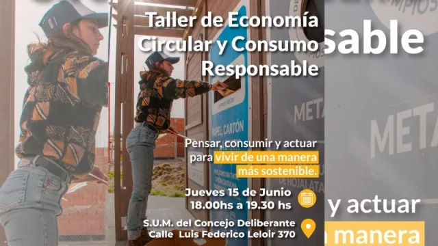 Nuevas capacitaciones sobre consumo responsable para vecinos de distintas localidades de Neuquén