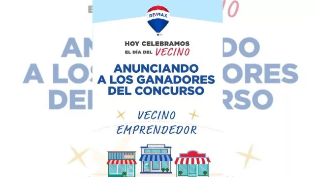 Sanmartinense gana el concurso "Vecino Emprendedor" de RE/MAX
