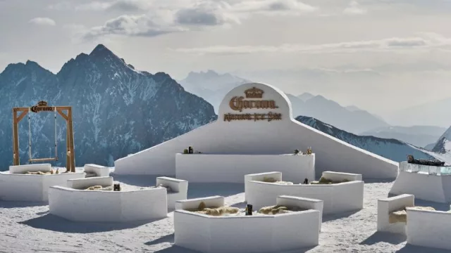 Ice Bars en el medio de la montaña (la nueva propuesta de Cerveza Corona)