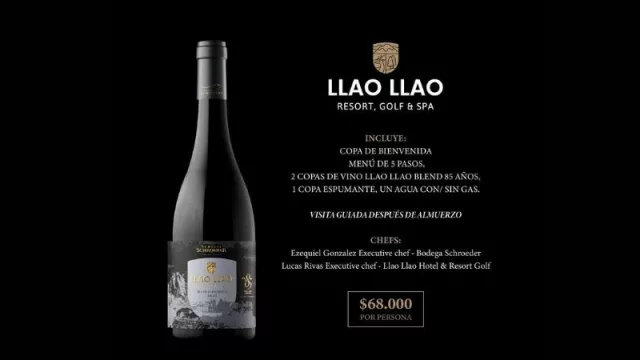 Bodega Familia Schroeder y Llao Llao se unen en un exquisito homenaje para celebrar sus 85 años