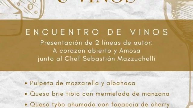 Descubre los Sabores de Quesos & Vinos en Terrazas en Illia 121 (participarán las bodegas Corazón Abierto y Amosa)