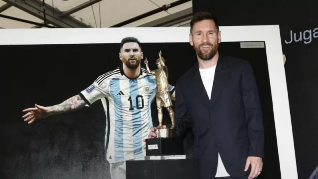 Messi recibió el "Marca América Award" en Miami por ser el jugador con más títulos en la historia del fútbol