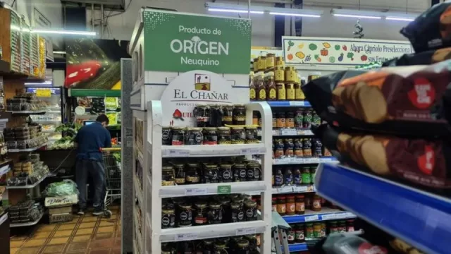 Productos neuquinos llegan a las góndolas de supermercados locales