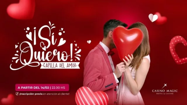 Casino Magic trae Las Vegas a Neuquén con su Capilla de Bodas