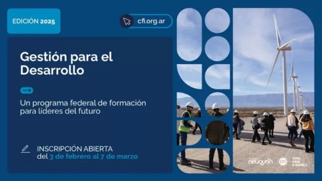 Neuquén se suma a la sexta edición del Programa de Formación del CFI