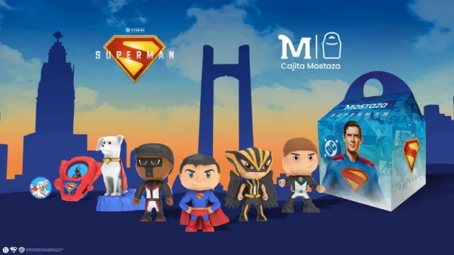 Mostaza lanza la nueva edición de la Cajita Mostaza con las figuras coleccionables de Superman
