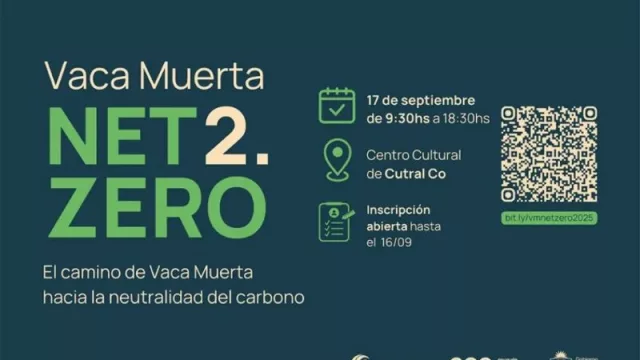 Vaca Muerta Net Zero: Cutral Co será sede de la segunda edición dedicada a la transición energética