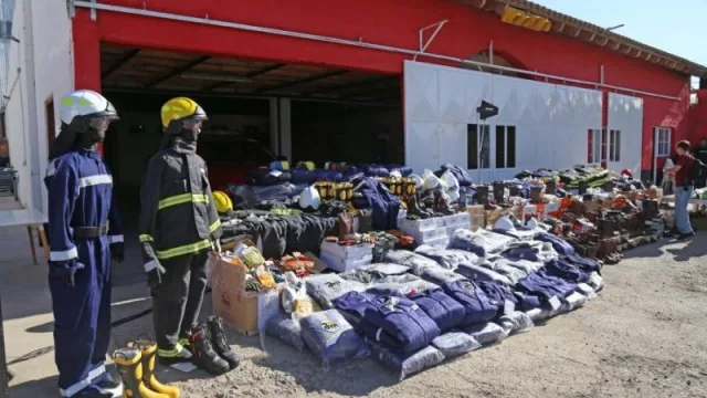 Petroleros Privados entregó más de $ 200 millones en equipamiento a los bomberos de Cinco Saltos