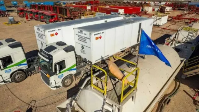 YPF completó la primera operación de fractura abastecida con gas de Vaca Muerta