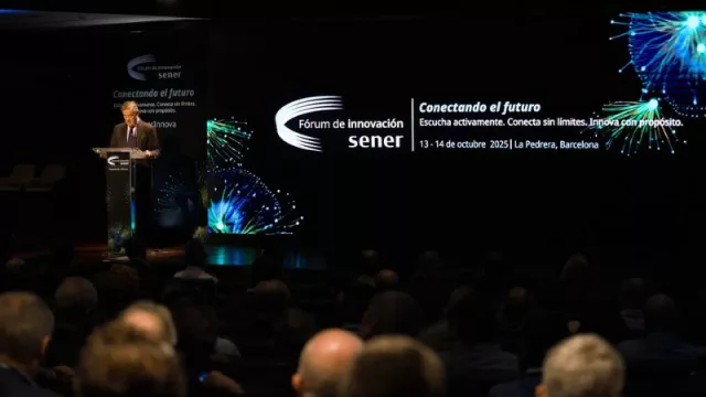 Sener inaugura en Barcelona su VI Fórum de Innovación con la participación del secretario de Empresa y Competitividad de la Generalitat, Jaume Baró