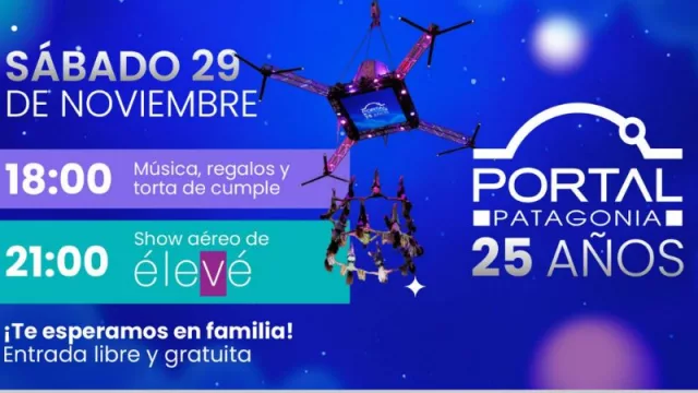 Portal Patagonia celebra sus 25 años con un evento único: música, shows y descuentos para toda la familia