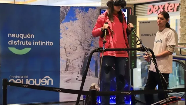 Neuquén lleva la experiencia del invierno al Alto Comahue Shopping